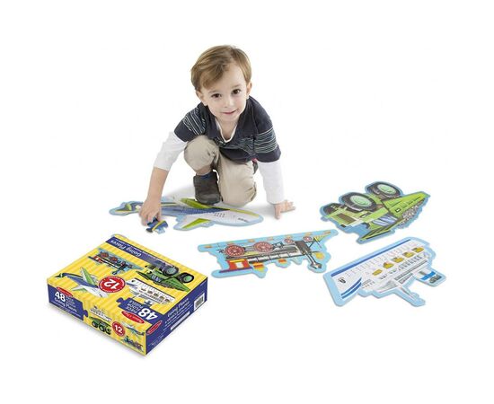 Пазл Melissa&Doug Мега "Транспорт", 48 элементов (MD432), изображение 2 Пазл Melissa&Doug Мега "Транспорт", 48 элементов (MD432), изображение 2