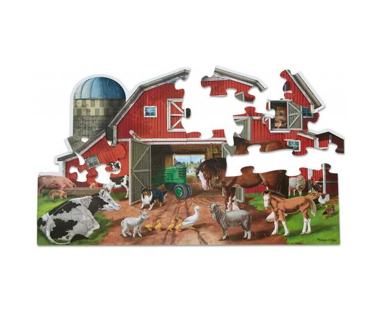 Пазл Melissa&Doug Мега "Ферма", 32 элемента (MD2923), изображение 2 Пазл Melissa&Doug Мега "Ферма", 32 элемента (MD2923), изображение 2