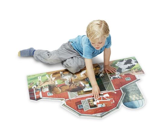 Пазл Melissa&Doug Мега "Ферма", 32 элемента (MD2923), изображение 3 Пазл Melissa&Doug Мега "Ферма", 32 элемента (MD2923), изображение 3