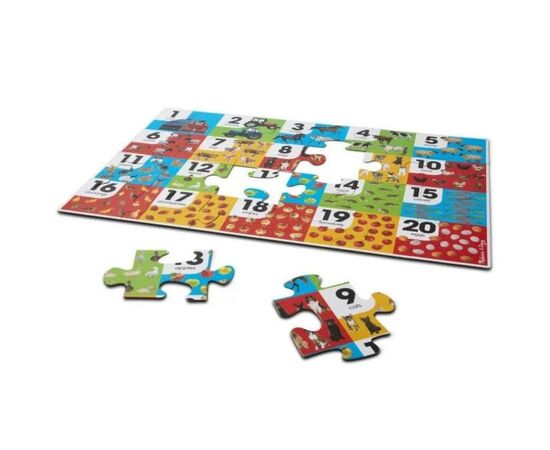 Пазл Melissa&Doug Мега "Числа - Ферма", 24 элемента (MD31002), изображение 3 Пазл Melissa&Doug Мега "Числа - Ферма", 24 элемента (MD31002), изображение 3