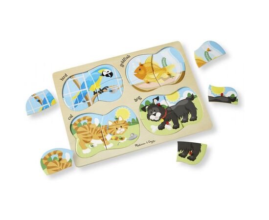 Пазл Melissa&Doug 4 в 1 Домашние животные (MD9861), изображение 2