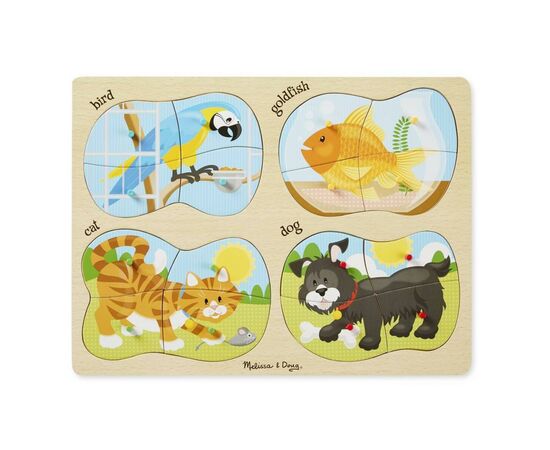 Пазл Melissa&Doug 4 в 1 Домашние животные (MD9861)