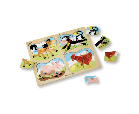 Пазл Melissa&Doug 4 в 1 Ферма (MD9858), изображение 2 Пазл Melissa&Doug 4 в 1 Ферма (MD9858), изображение 2