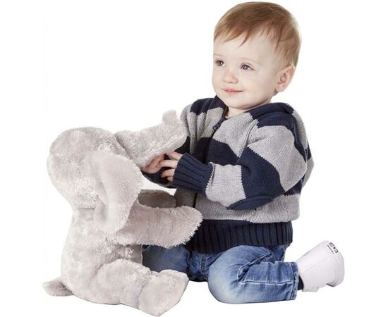 Мягкая игрушка Melissa&Doug Плюшевый слоненок (MD7602), изображение 2 Мягкая игрушка Melissa&Doug Плюшевый слоненок (MD7602), изображение 2