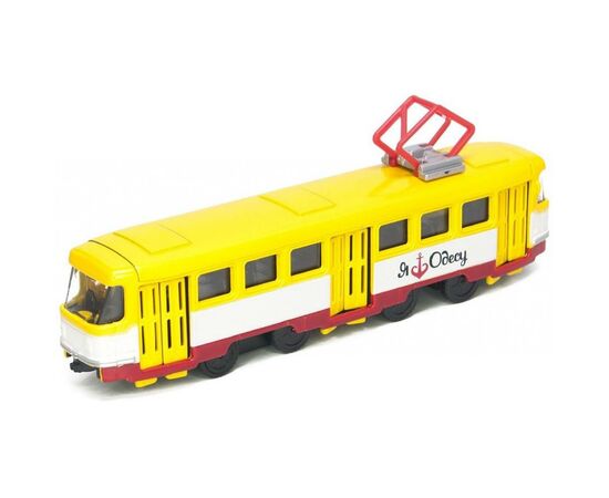 Спецтехніка Технопарк Городской трамвай Одесса от 3 до 5 лет (SB-16-66WB-U), зображення 2 Спецтехніка Технопарк Городской трамвай Одесса от 3 до 5 лет (SB-16-66WB-U), зображення 2