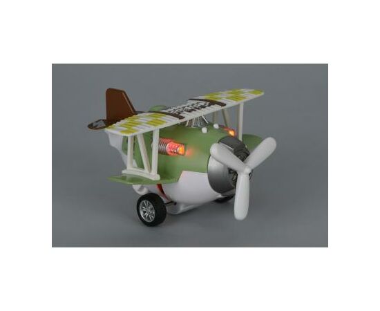 Спецтехніка Same Toy Самолет металический инерционный Aircraft зеленый со светом (SY8015Ut-2), зображення 2 Спецтехніка Same Toy Самолет металический инерционный Aircraft зеленый со светом (SY8015Ut-2), зображення 2