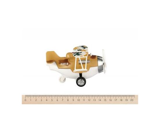 Спецтехника Same Toy Самолет металический инерционный Aircraft коричневый со свет (SY8015Ut-3), изображение 3 Спецтехника Same Toy Самолет металический инерционный Aircraft коричневый со свет (SY8015Ut-3), изображение 3