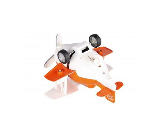 Спецтехника Same Toy Самолет металический инерционный Aircraft оранжевый со свето (SY8012Ut-1), изображение 4