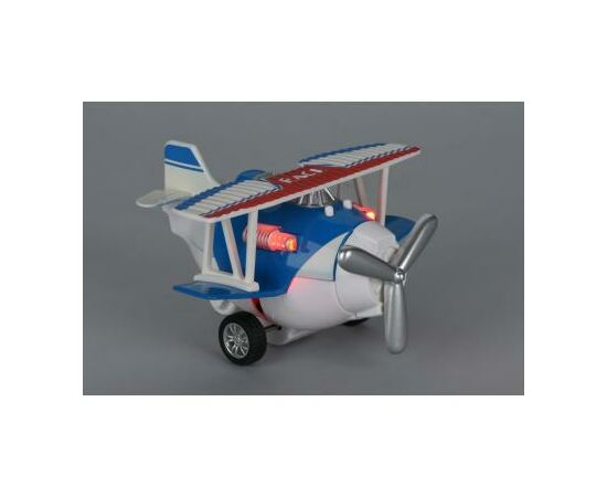 Спецтехника Same Toy Самолет металический инерционный Aircraft синий со светом и (SY8012Ut-2), изображение 2 Спецтехника Same Toy Самолет металический инерционный Aircraft синий со светом и (SY8012Ut-2), изображение 2