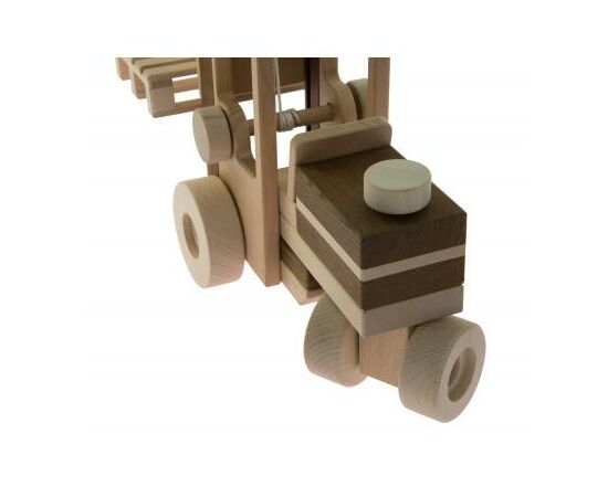 Спецтехника Goki деревянный Автопогрузчик натуральный (55901), изображение 5 Спецтехника Goki деревянный Автопогрузчик натуральный (55901), изображение 5