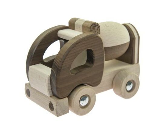 Спецтехніка Goki деревянная Бетономешалка натуральный (55912), зображення 2 Спецтехніка Goki деревянная Бетономешалка натуральный (55912), зображення 2