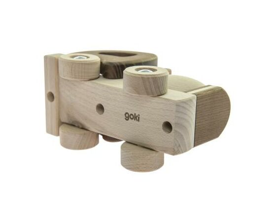 Спецтехніка Goki деревянная Бетономешалка натуральный (55912), зображення 4 Спецтехніка Goki деревянная Бетономешалка натуральный (55912), зображення 4