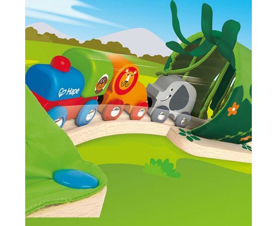 Железная дорога Hape Путешествие по джунглям (E3800), изображение 8 Железная дорога Hape Путешествие по джунглям (E3800), изображение 8