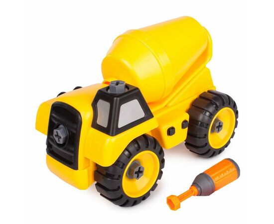 Спецтехника Kaile Toys Бетономешалка разборная модель с отверткой (KL702-8), изображение 2 Спецтехника Kaile Toys Бетономешалка разборная модель с отверткой (KL702-8), изображение 2