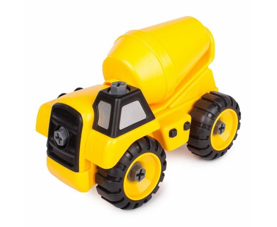 Спецтехника Kaile Toys Бетономешалка разборная модель с отверткой (KL702-8), изображение 4 Спецтехника Kaile Toys Бетономешалка разборная модель с отверткой (KL702-8), изображение 4