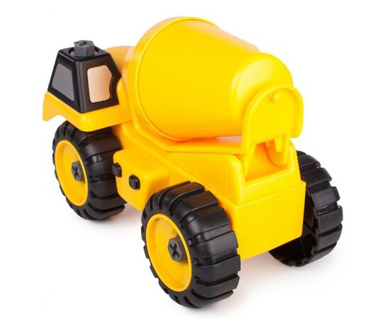 Спецтехника Kaile Toys Бетономешалка разборная модель с отверткой (KL702-8), изображение 7 Спецтехника Kaile Toys Бетономешалка разборная модель с отверткой (KL702-8), изображение 7