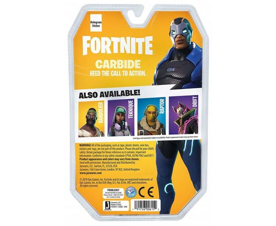 Фигурка для геймеров Jazwares Fortnite Solo Mode Carbide (FNT0011), изображение 3 Фигурка для геймеров Jazwares Fortnite Solo Mode Carbide (FNT0011), изображение 3