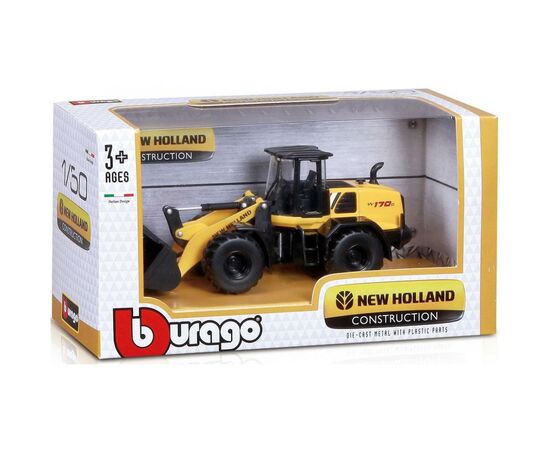 Спецтехника Bburago New Holland Экскаватор W170D серии Construction 1:43 (18-32083), изображение 4 Спецтехника Bburago New Holland Экскаватор W170D серии Construction 1:43 (18-32083), изображение 4