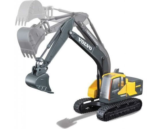 Спецтехника Bburago Экскаватор Volvo EС220Е серии Construction 1:50 (18-32086), изображение 2 Спецтехника Bburago Экскаватор Volvo EС220Е серии Construction 1:50 (18-32086), изображение 2