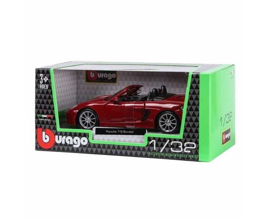 Машина Bburago Bburago Porsche 718 Boxster (1:32) (18-43049), изображение 4 Машина Bburago Bburago Porsche 718 Boxster (1:32) (18-43049), изображение 4