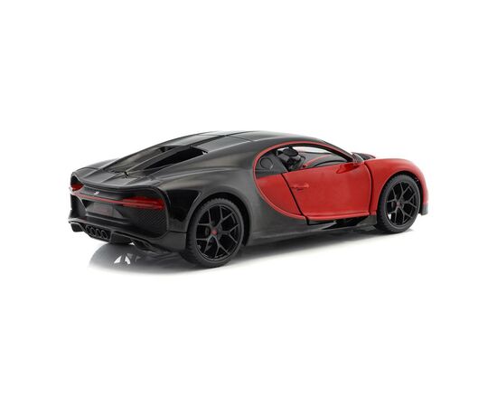 Машина Maisto Bugatti Chiron Sport (1:24) (31524 black/red), изображение 3 Машина Maisto Bugatti Chiron Sport (1:24) (31524 black/red), изображение 3
