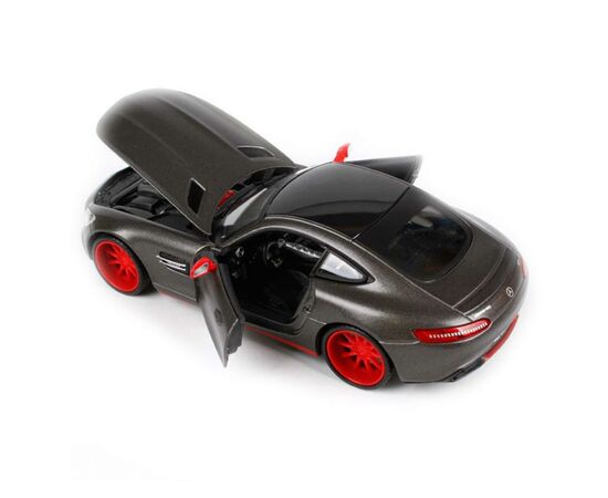 Машина Maisto Mercedes - AMG GT сірий металік - тюнінг (1:24) (32505 met. grey), зображення 4 Машина Maisto Mercedes - AMG GT сірий металік - тюнінг (1:24) (32505 met. grey), зображення 4