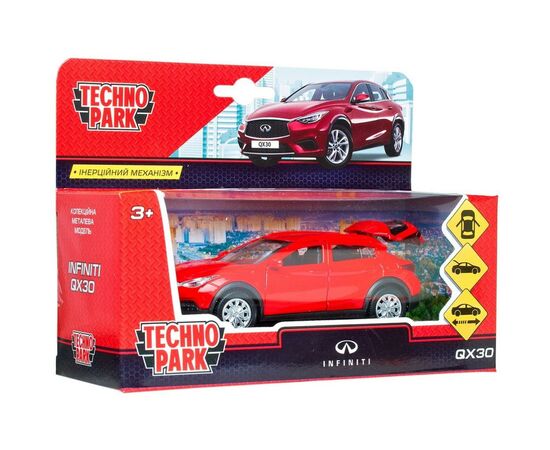 Машина Технопарк Infiniti Qx30 (1:32) (QX30-RD), зображення 7 Машина Технопарк Infiniti Qx30 (1:32) (QX30-RD), зображення 7