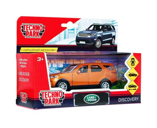 Машина Технопарк Land Rover Discovery золотой (1:32) (DISCOVERY-GD), изображение 5 Машина Технопарк Land Rover Discovery золотой (1:32) (DISCOVERY-GD), изображение 5