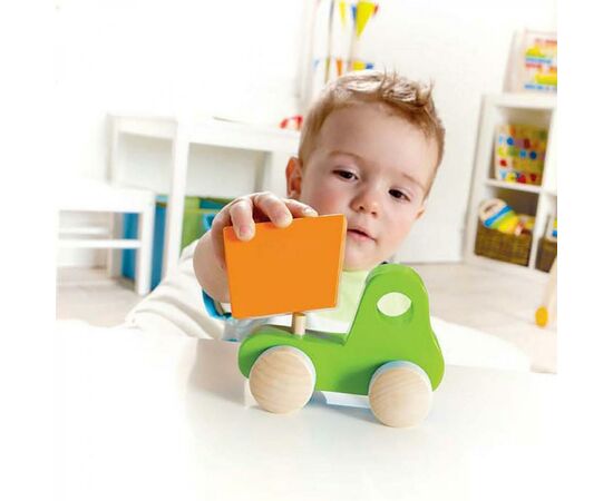 Развивающая игрушка Hape Маленький самосвал, зеленый (E0054), изображение 3