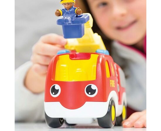 Развивающая игрушка Wow Toys Пожарная машина Эрни (10714), изображение 3 Развивающая игрушка Wow Toys Пожарная машина Эрни (10714), изображение 3