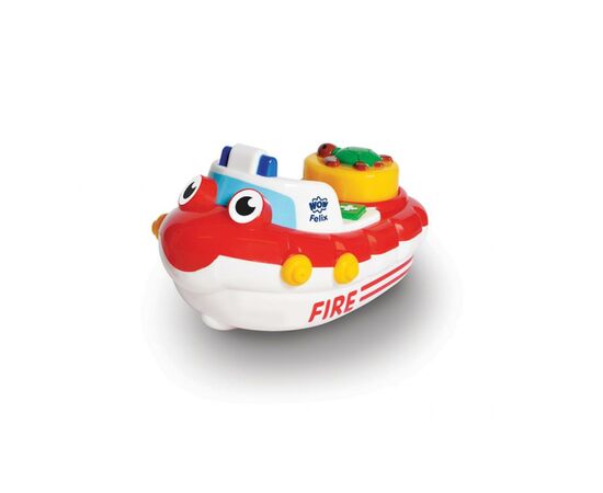 Развивающая игрушка Wow Toys Пожарная лодка Феликс (01017), изображение 2 Развивающая игрушка Wow Toys Пожарная лодка Феликс (01017), изображение 2
