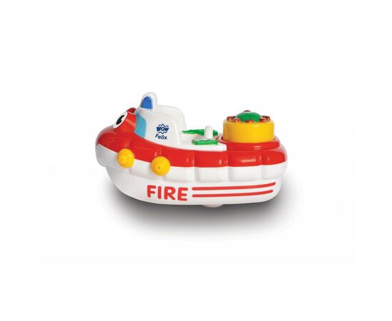 Развивающая игрушка Wow Toys Пожарная лодка Феликс (01017), изображение 3 Развивающая игрушка Wow Toys Пожарная лодка Феликс (01017), изображение 3