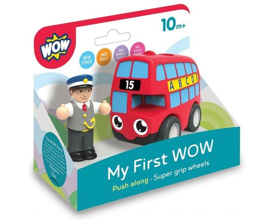Развивающая игрушка Wow Toys Автобус Basil (10412), изображение 4 Развивающая игрушка Wow Toys Автобус Basil (10412), изображение 4