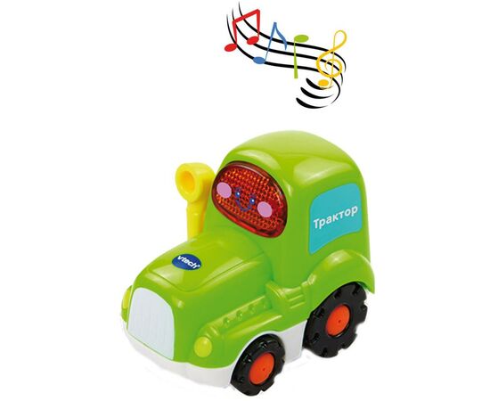 Развивающая игрушка VTech Бип-Бип Трактор (озвуч. рус. яз.) (80-127726), изображение 2 Развивающая игрушка VTech Бип-Бип Трактор (озвуч. рус. яз.) (80-127726), изображение 2