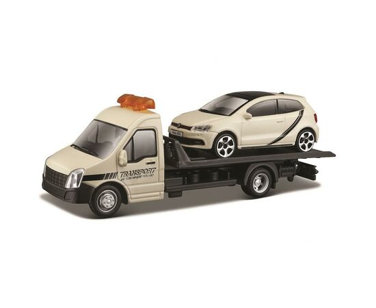 Спецтехника Bburago Автоперевозчик c автомоделью VW Polo Gti Mark 5 (18-31403)