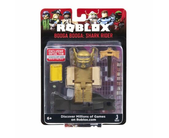 Фигурка для геймеров Jazwares Roblox Core Figures Booga Booga: Shark Rider W7 (ROB0304), изображение 2 Фигурка для геймеров Jazwares Roblox Core Figures Booga Booga: Shark Rider W7 (ROB0304), изображение 2