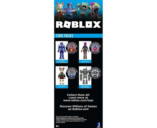 Фігурка для геймерів Jazwares Roblox Imagination Figure Pack Crystello the Crystal God W7 (ROB0272), зображення 9 Фігурка для геймерів Jazwares Roblox Imagination Figure Pack Crystello the Crystal God W7 (ROB0272), зображення 9