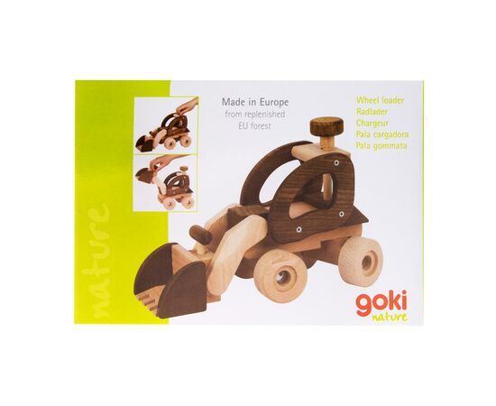 Машина Goki деревянная Экскаватор (натуральный) (55910), изображение 6