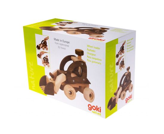 Машина Goki деревянная Экскаватор (натуральный) (55910), изображение 7