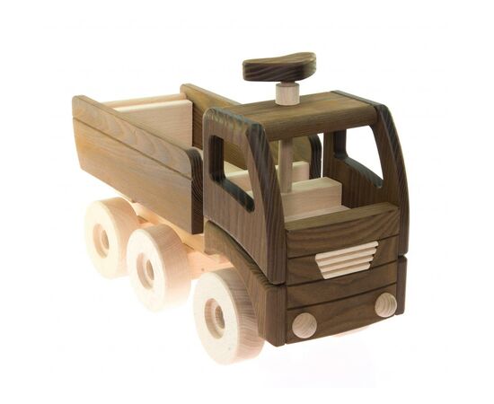 Машина Goki дерев'яна Самоскид (натуральний) (55914), зображення 4 Машина Goki дерев'яна Самоскид (натуральний) (55914), зображення 4