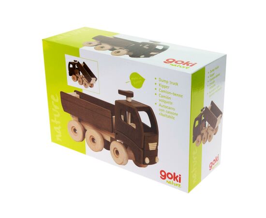 Машина Goki дерев'яна Самоскид (натуральний) (55914), зображення 7 Машина Goki дерев'яна Самоскид (натуральний) (55914), зображення 7