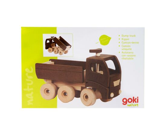 Машина Goki дерев'яна Самоскид (натуральний) (55914), зображення 8 Машина Goki дерев'яна Самоскид (натуральний) (55914), зображення 8
