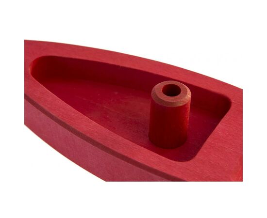 Машина Nic Шлюпка дерев'яна червона (NIC526460), зображення 4 Машина Nic Шлюпка дерев'яна червона (NIC526460), зображення 4