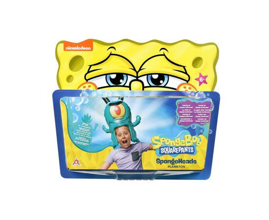 Фигурка SpongeHeads головной убор SpongeHeads SpongeBob Plankton (EU690604), изображение 5 Фигурка SpongeHeads головной убор SpongeHeads SpongeBob Plankton (EU690604), изображение 5