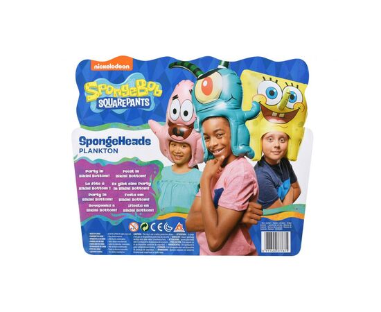 Фигурка SpongeHeads головной убор SpongeHeads SpongeBob Plankton (EU690604), изображение 6 Фигурка SpongeHeads головной убор SpongeHeads SpongeBob Plankton (EU690604), изображение 6