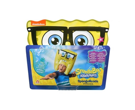 Фигурка SpongeHeads головной убор SpongeHeads SpongeBob Expression2 (EU690605), изображение 5 Фигурка SpongeHeads головной убор SpongeHeads SpongeBob Expression2 (EU690605), изображение 5
