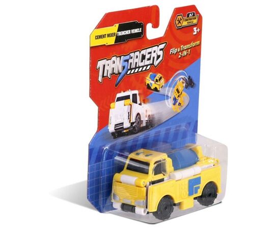 Машина TransRacers 2-в-1 Бетономешалка & Траншеекопатель (YW463875-02)