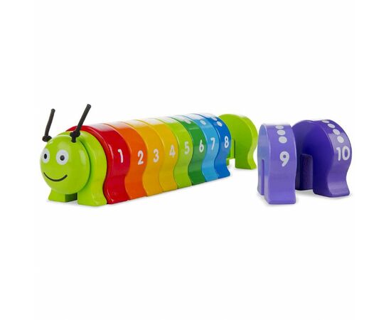 Розвиваюча іграшка Melissa&Doug Дерев'яна класична гусениця Рахунок (MD9274)