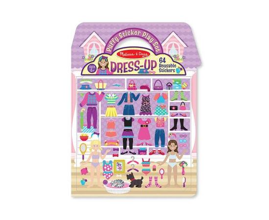 Набір для творчості Melissa&Doug Объемные многоразовые наклейки "Мода" (MD2195)