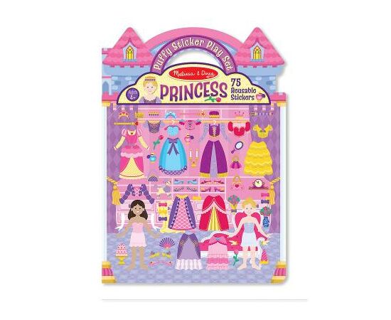 Набір для творчості Melissa&Doug Объемные многоразовые наклейки "Принцессы" (MD9100)
